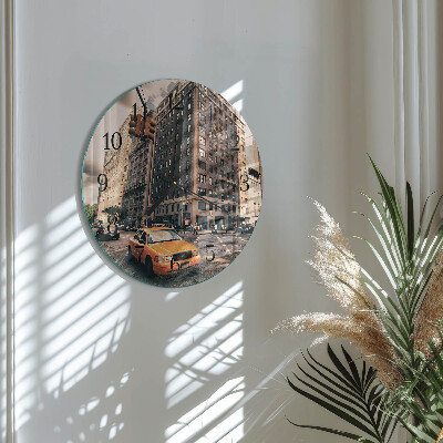 Orologio rotondo Taxi