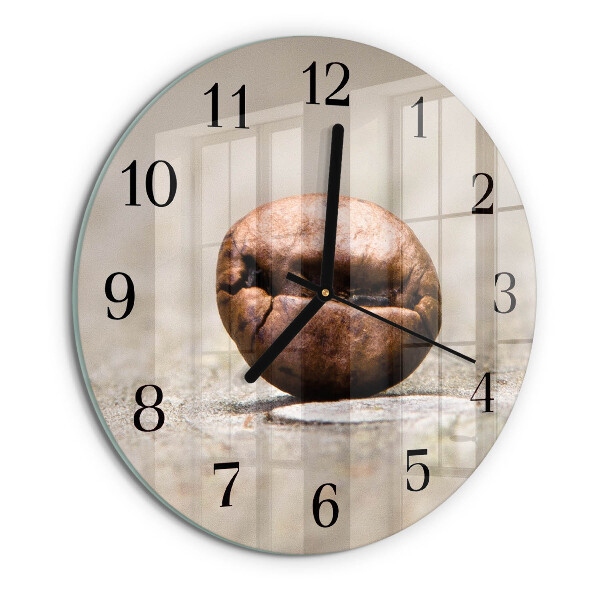 Orologio rotondo Chicco di caffè
