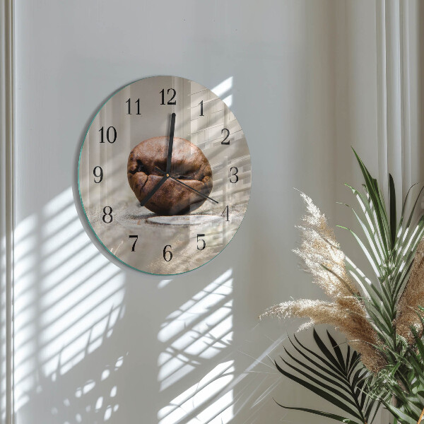 Orologio rotondo Chicco di caffè