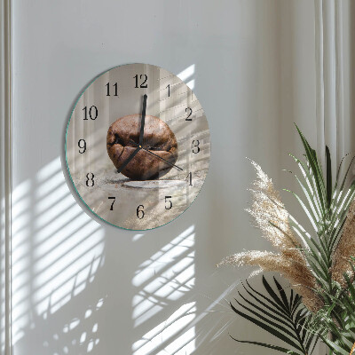 Orologio rotondo Chicco di caffè