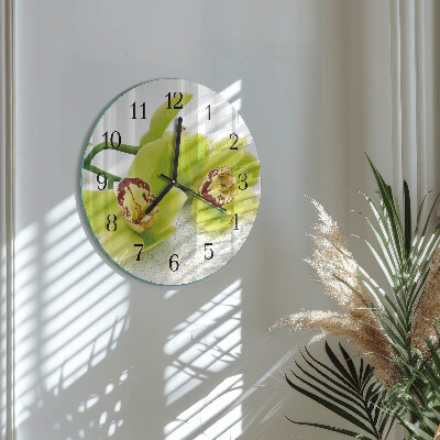 Orologio rotondo Orchidea