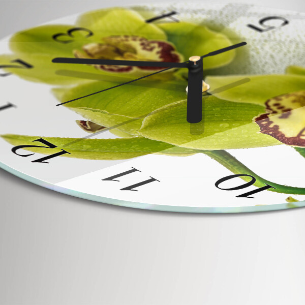 Orologio rotondo Orchidea