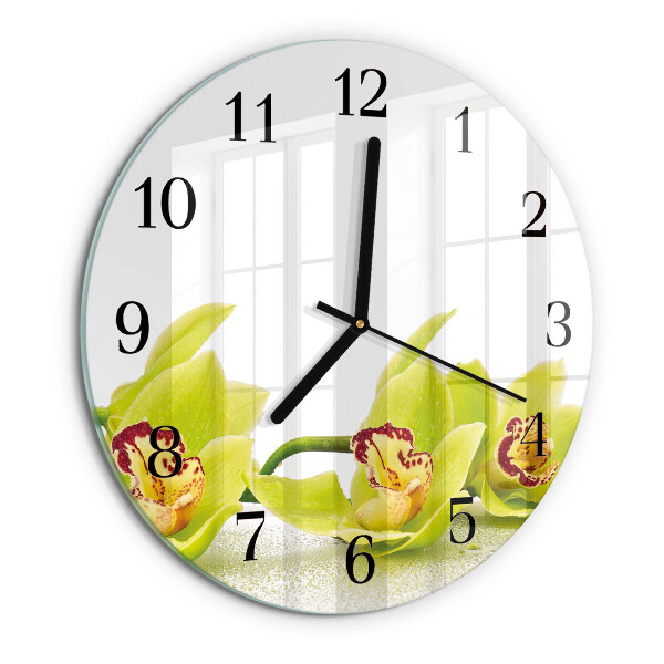 Orologio rotondo Orchidea