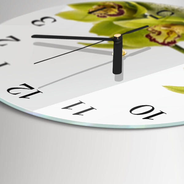 Orologio rotondo Orchidea
