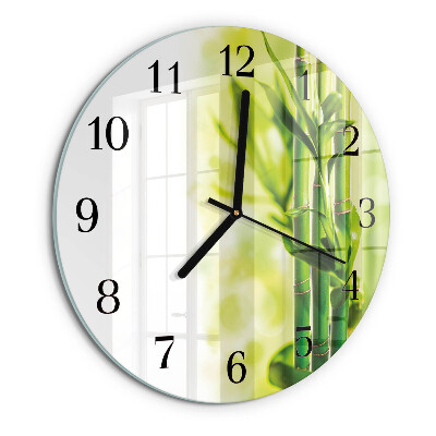Orologio rotondo Bambù