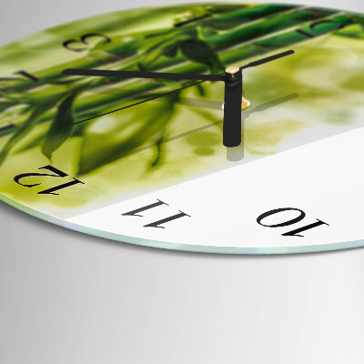 Orologio rotondo Bambù