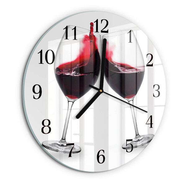 Orologio rotondo Vino