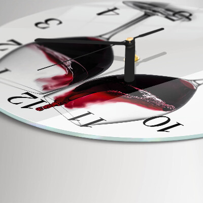 Orologio rotondo Vino
