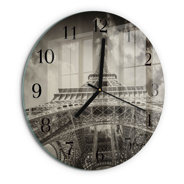 Orologio rotondo Torre Eiffel