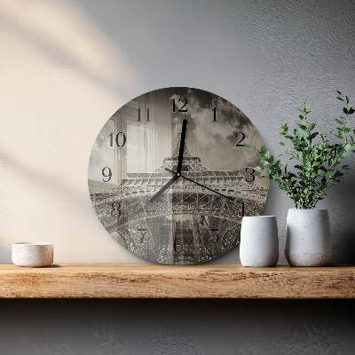 Orologio rotondo Torre Eiffel