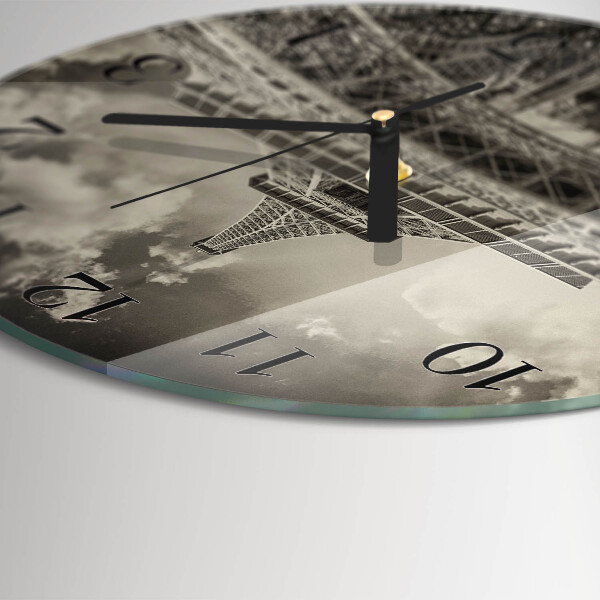 Orologio rotondo Torre Eiffel
