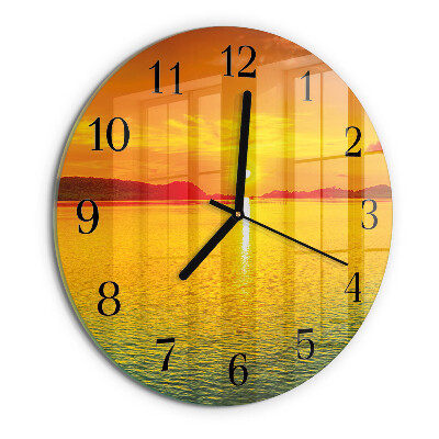 Orologio rotondo Tramonto