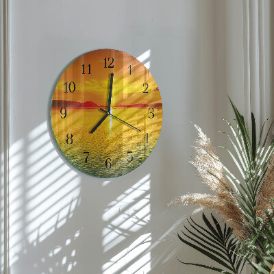 Orologio rotondo Tramonto