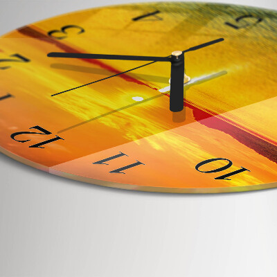 Orologio rotondo Tramonto