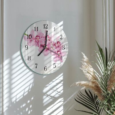 Orologio rotondo Orchidea