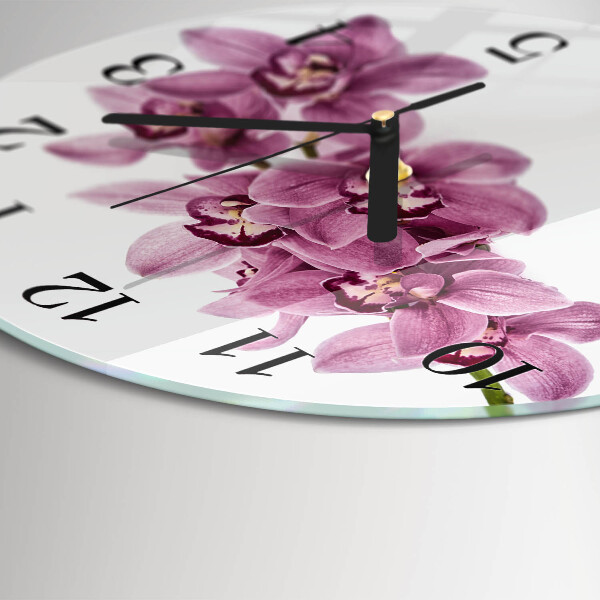 Orologio rotondo Orchidea