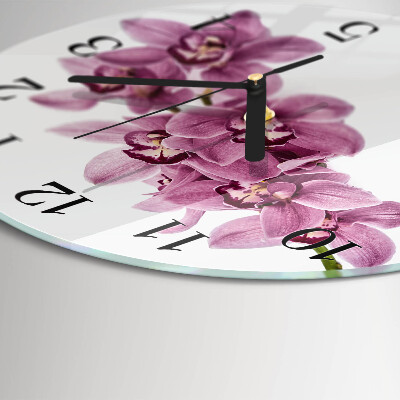 Orologio rotondo Orchidea