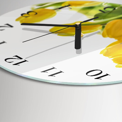 Orologio rotondo Tulipani
