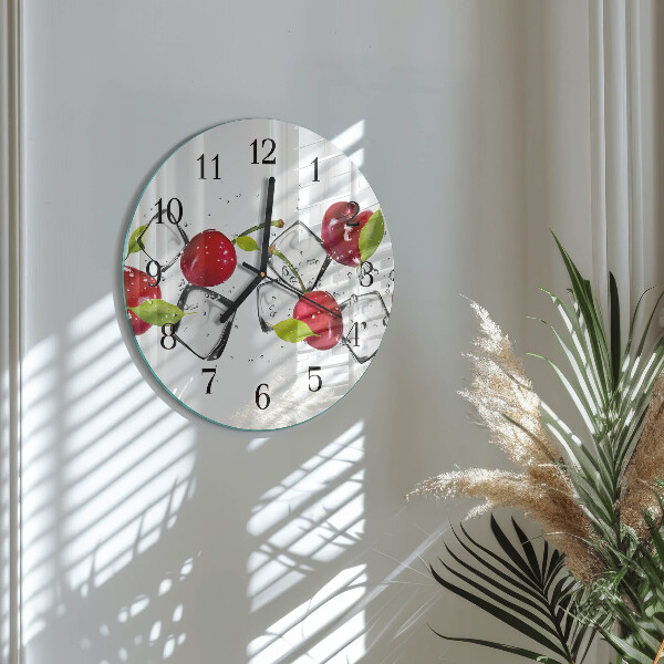 Orologio rotondo Gelato alla ciliegia