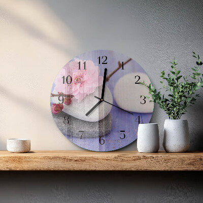 Orologio rotondo Pietre