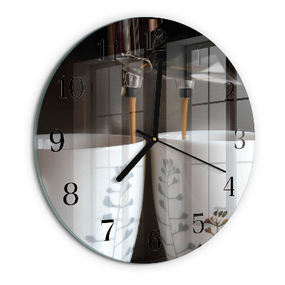 Orologio rotondo Macchina da caffè