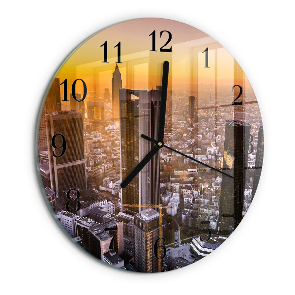Orologio rotondo Tramonto