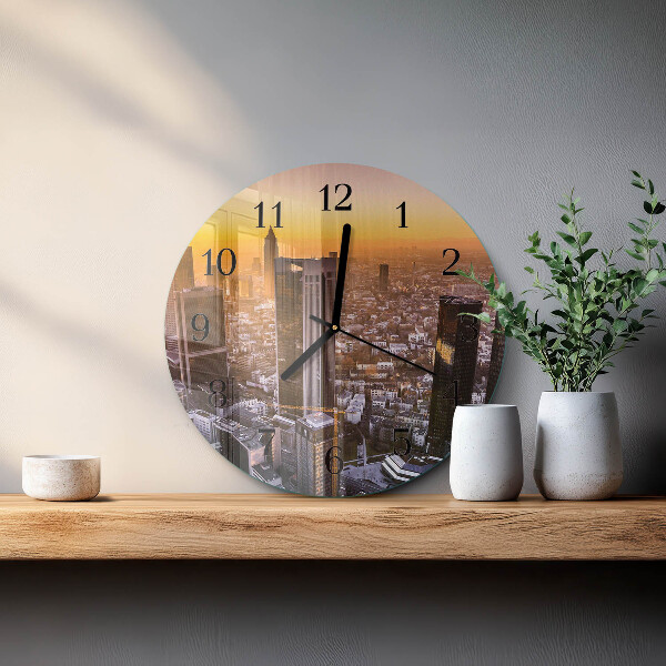 Orologio rotondo Tramonto