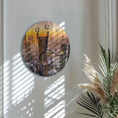 Orologio rotondo Tramonto