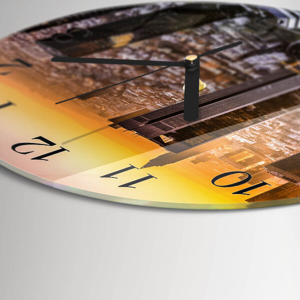 Orologio rotondo Tramonto