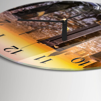 Orologio rotondo Tramonto