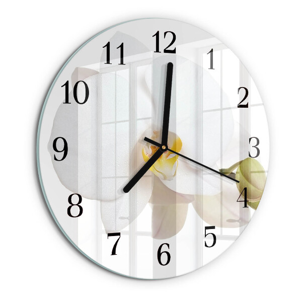 Orologio rotondo Orchidea