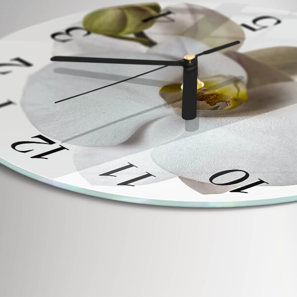 Orologio rotondo Orchidea