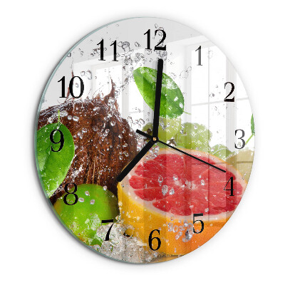 Orologio rotondo Frutta