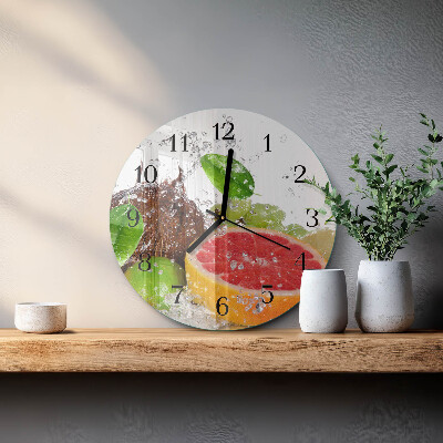 Orologio rotondo Frutta