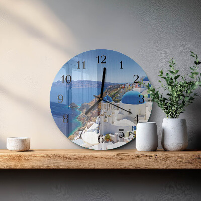Orologio rotondo Santorini