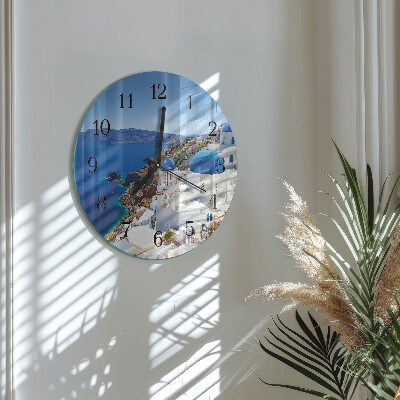 Orologio rotondo Santorini