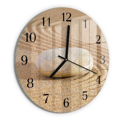 Orologio rotondo Sabbia di pietra