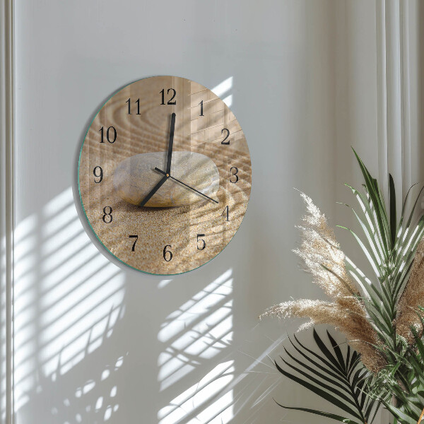 Orologio rotondo Sabbia di pietra
