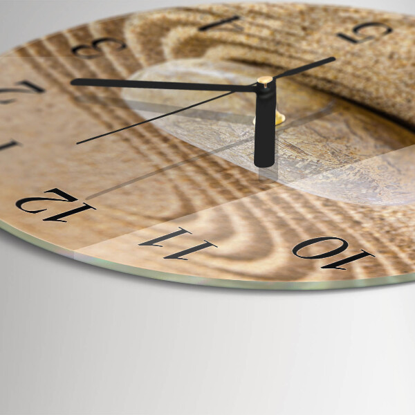 Orologio rotondo Sabbia di pietra