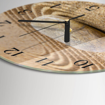 Orologio rotondo Sabbia di pietra