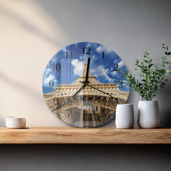 Orologio rotondo Torre Eiffel