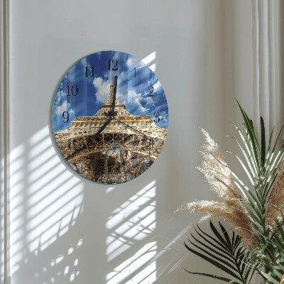 Orologio rotondo Torre Eiffel