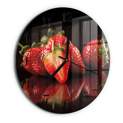 Orologio rotondo Fragole