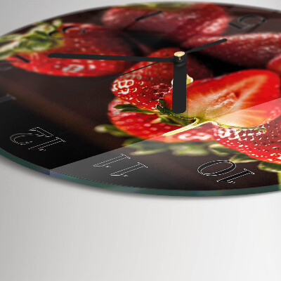 Orologio rotondo Fragole