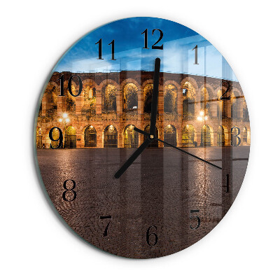 Orologio rotondo Statua