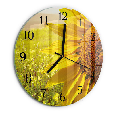 Orologio rotondo Girasole