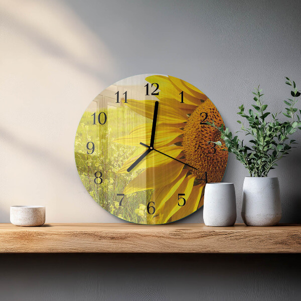 Orologio rotondo Girasole