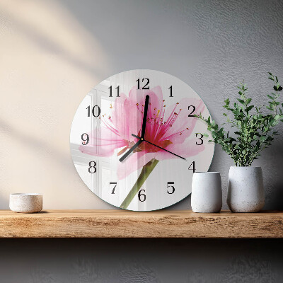 Orologio rotondo Fiore