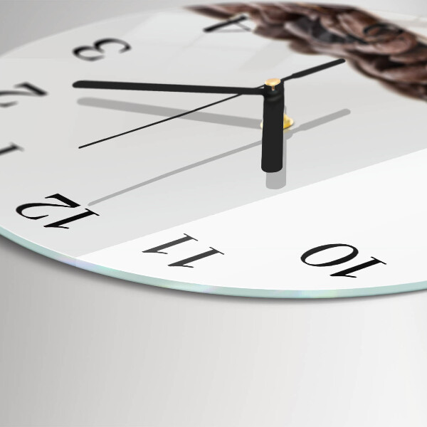 Orologio rotondo chicchi di caffè