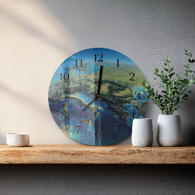 Orologio rotondo Terra